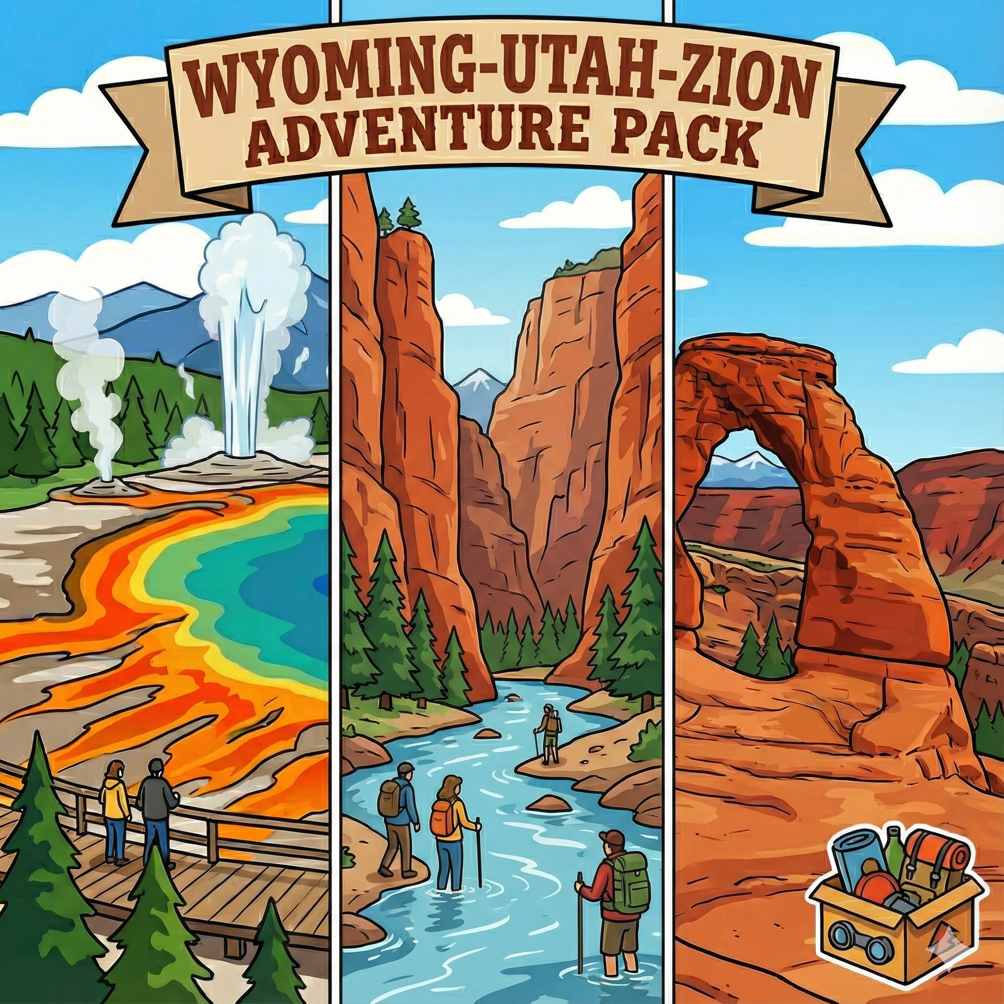 Favorite Yellowstone, Moab, and Zion Hikes